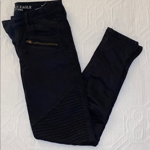 American Eagle Moto Jeggings Jeans - Picture 1 of 4